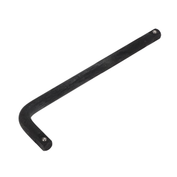 Unique Bargains 1 Pcs L Shaped Impact Socket Extension Bar Durable Extension Socket Tool 250x75mm Black CR-MO for Car Motorcycle Dirtbike Repair 1/2 Inch Drive
