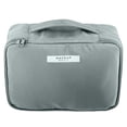 thumbnail image 1 of Unique Bargains 1 Pcs Makeup Bag Cosmetic Travel Bag Case Large Makeup Bag Make Up Brush Organizer Bag for Women Gray, 1 of 6