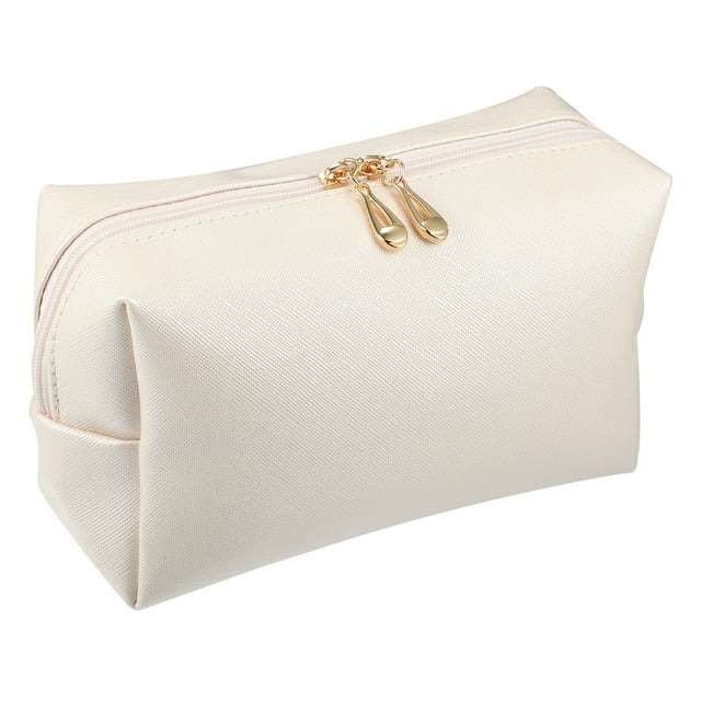 Unique Bargains 1 Pcs Makeup Bag Cosmetic Travel Bag Waterproof PU