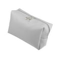 thumbnail image 1 of Unique Bargains Floral Makeup Bag Zipper Flower Cosmetic Pouch Silver Tone, 1 of 7