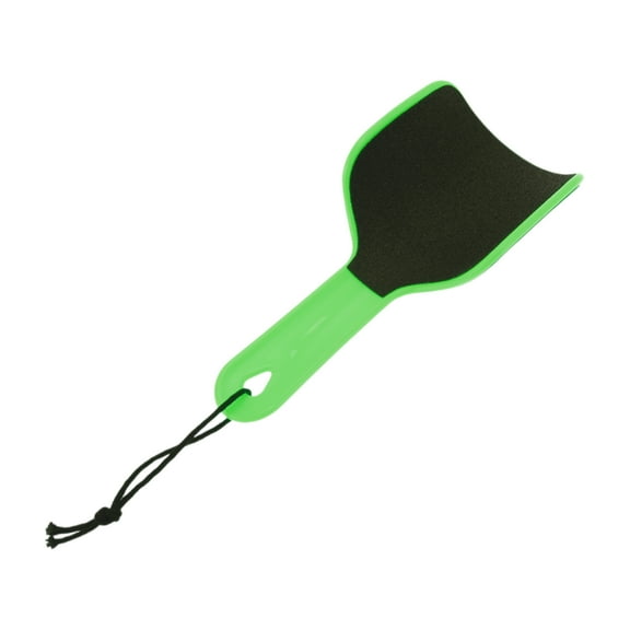 Unique Bargains 1 Pcs Multifunctional Short Handle Foot Scrubber 7.95"x3.54"x1.30" Green