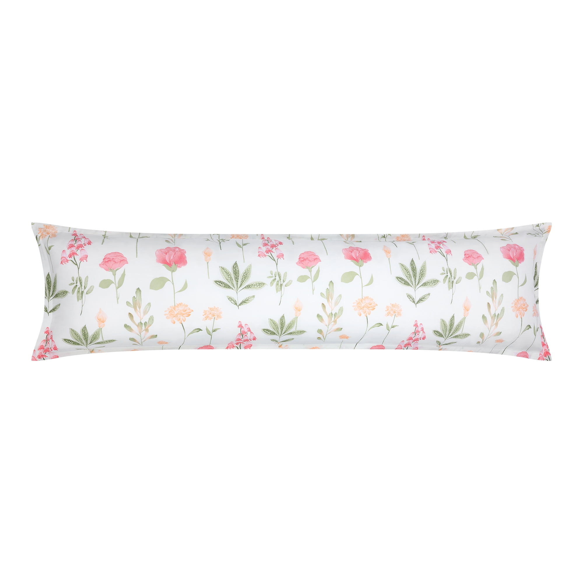 Unique Bargains 1 Pcs Pillowcase Breathable Soft Floral Pillow Cases Flowers 20"x72"