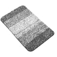 thumbnail image 1 of Unique Bargains 1 Pcs Polyester Bathroom Mat Non Slip Soft Bath Mats Rugs Machine Washable Gradient Gray 60x40cm, 1 of 6