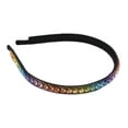 thumbnail image 1 of Unique Bargains 1 Pcs Rhinestone Headband Faux Crystal Headbands Hair Accessories for Women Multicolor 0.47 Inch Wide, 1 of 6