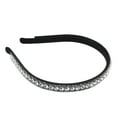 thumbnail image 1 of Unique Bargains 1 Pcs Rhinestone Headband Faux Crystal Headbands Hair Accessories for Women White 0.47 Inch Wide, 1 of 7