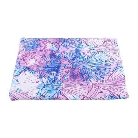 Unique Bargains 1 Pcs Soft Absorbent Beach Towel Classic Design Purple 59"x30" for Beach