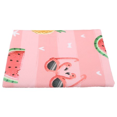 Unique Bargains 1 Pcs Soft Absorbent Beach Towel Watermelon Pattern Classic Design Pink 55"x28" for Beach