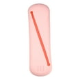 thumbnail image 1 of Unique Bargains 1 Pcs Travel Makeup Bag Makeup Brush Holder Portable Makeup Organizer Bag Waterproof Silicone Pink, 1 of 7
