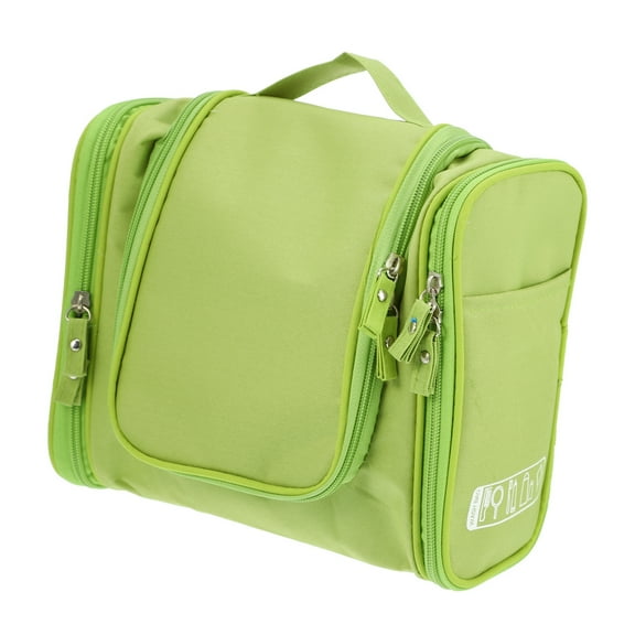 Unique Bargains Floral Makeup Bag Zipper Flower Cosmetic Pouch Green