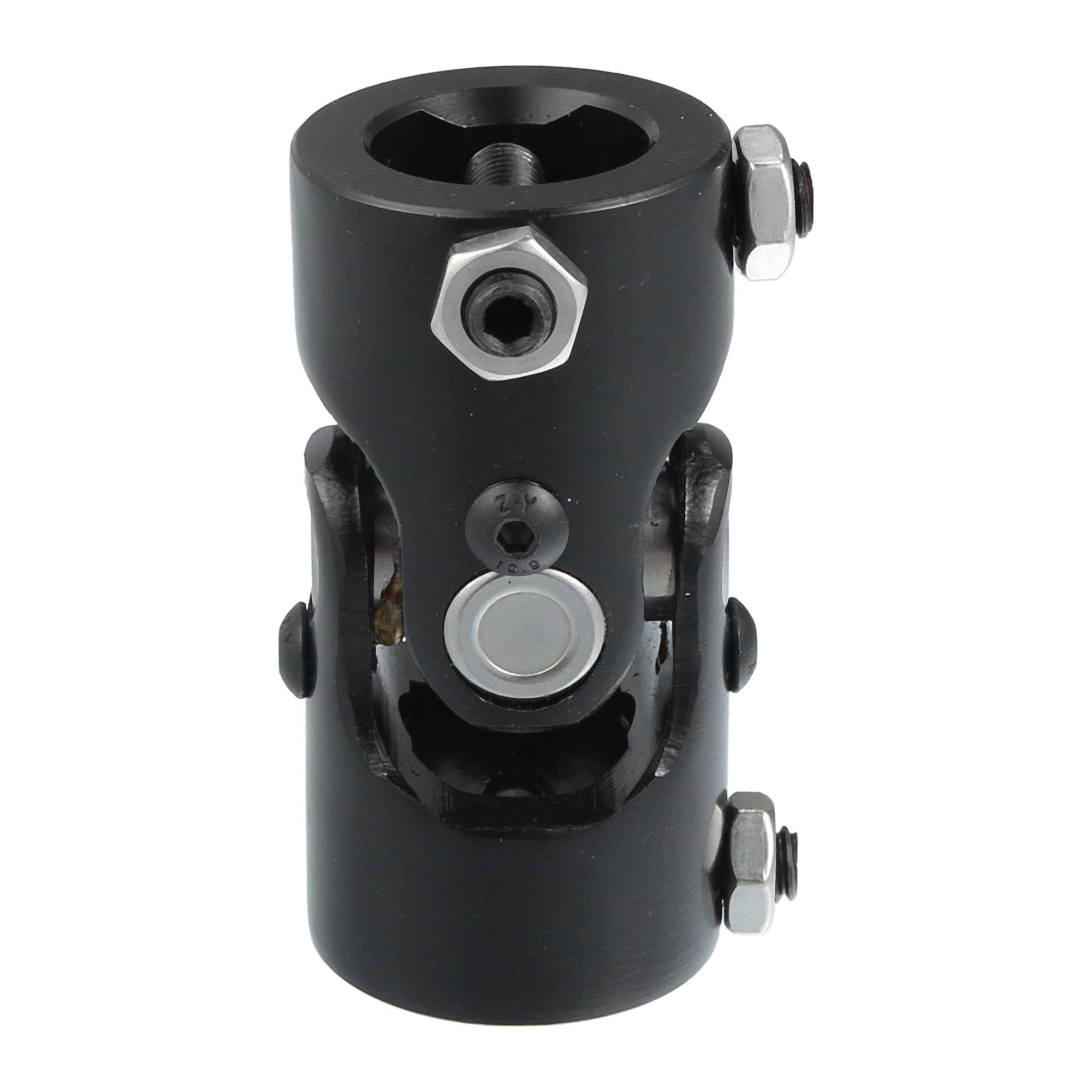 Unique Bargains 1 Pcs Universal 1" DDx1" DD Steering U-Joint Coupler Replacement Black