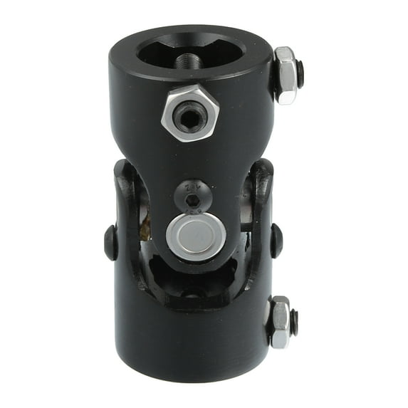 Unique Bargains 1 Pcs Universal 1" DDx1" DD Steering U-Joint Coupler Replacement Black