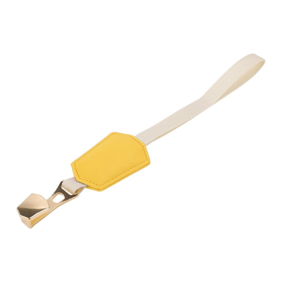 Unique Bargains 1 Pcs Universal Car Seat Headrest Hook for Most Car, SUV, Truck Car Seat Back Organizer Hooks Sturdy Faux Leather Metal 11.22"x1.89" Yellow