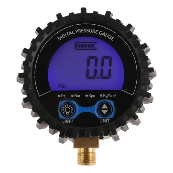 Unique Bargains 1 Pcs Universal Digital Tire Pressure Gauge M11x1 3-200PSI Digital Air Pressure Meter for Cars