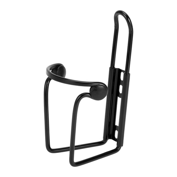 Unique Bargains 1 Pcs Universal Motorcycle Bike Drink Holder Motorbike Bicycle Water Bottle Cup Holder Black Aluminum Alloy