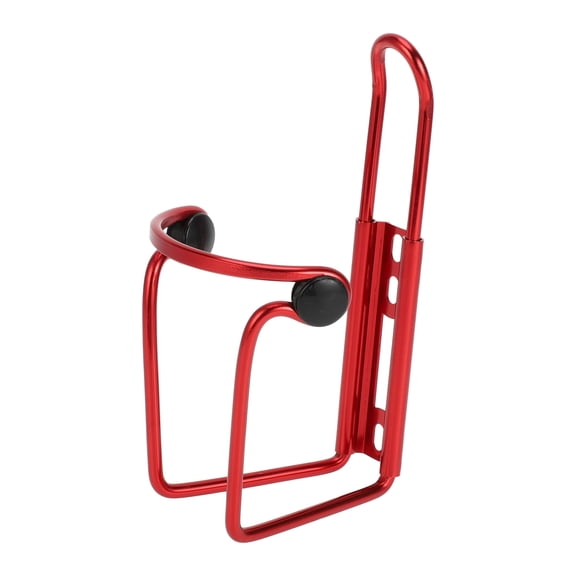 Unique Bargains 1 Pcs Universal Motorcycle Bike Drink Holder Motorbike Bicycle Water Bottle Cup Holder Red Aluminum Alloy