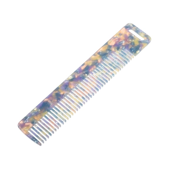 Unique Bargains 1 Pcs Women Detangling Anti-Static Wide Tooth Comb for Curly Thick Wavy Straight Hair Purple