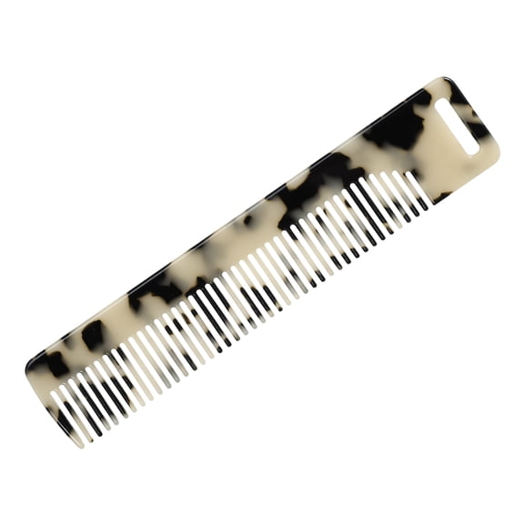 Unique Bargains 1 Pcs Women Detangling Anti-Static Wide Tooth Comb for Curly Thick Wavy Straight Hair Tortoiseshell