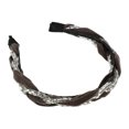 thumbnail image 1 of Unique Bargains 1 Pcs Women Knotted Headbands Fashion Vintage Rhinestone Hair Bands Hair Accessories Gray, 1 of 7