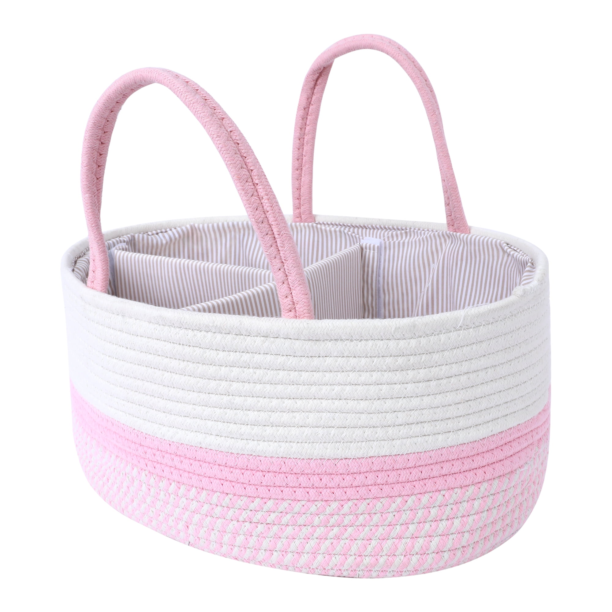 Unique Bargains 1 Pcs Woven Storage Basket Shelf Storage Bin with