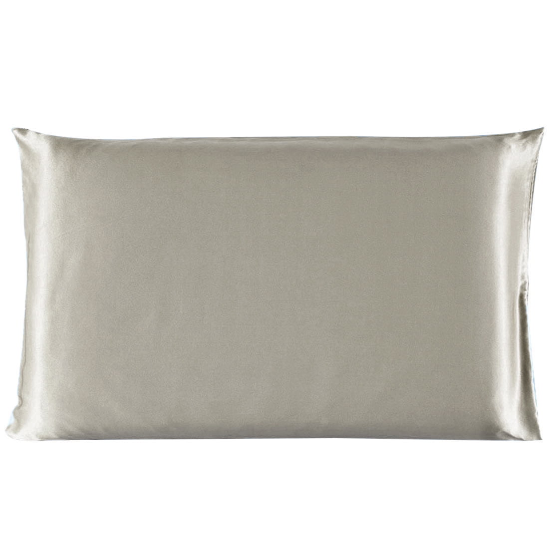 Unique Bargains 1 Piece 100% Silk Pillowcase Light Brown Standard
