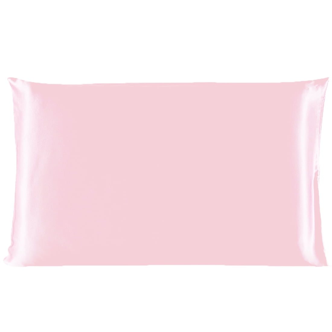 Unique Bargains 1 Piece 100% Silk Pillowcase Pink Standard