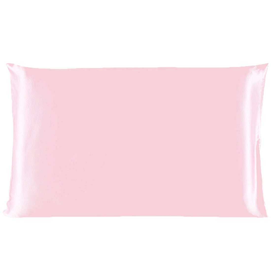Unique Bargains 1 Piece 100% Silk Pillowcase Pink Travel