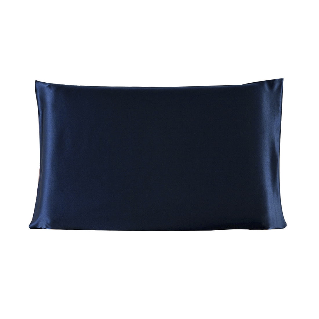 Unique Bargains 1 Piece 100% Silk Pillowcase Navy Blue Travel