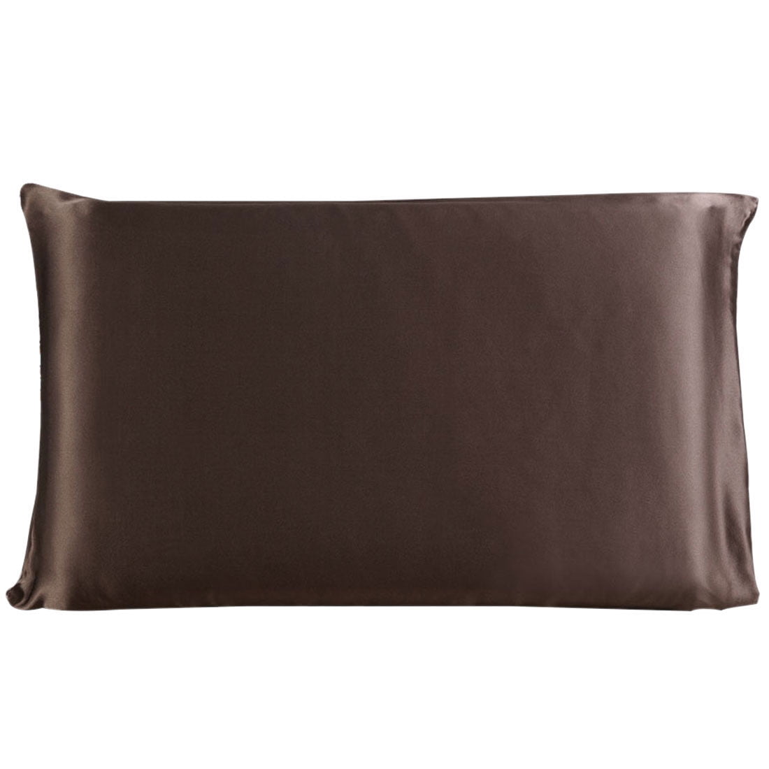 Unique Bargains 1 Piece 100% Silk Pillowcase Coffee Travel