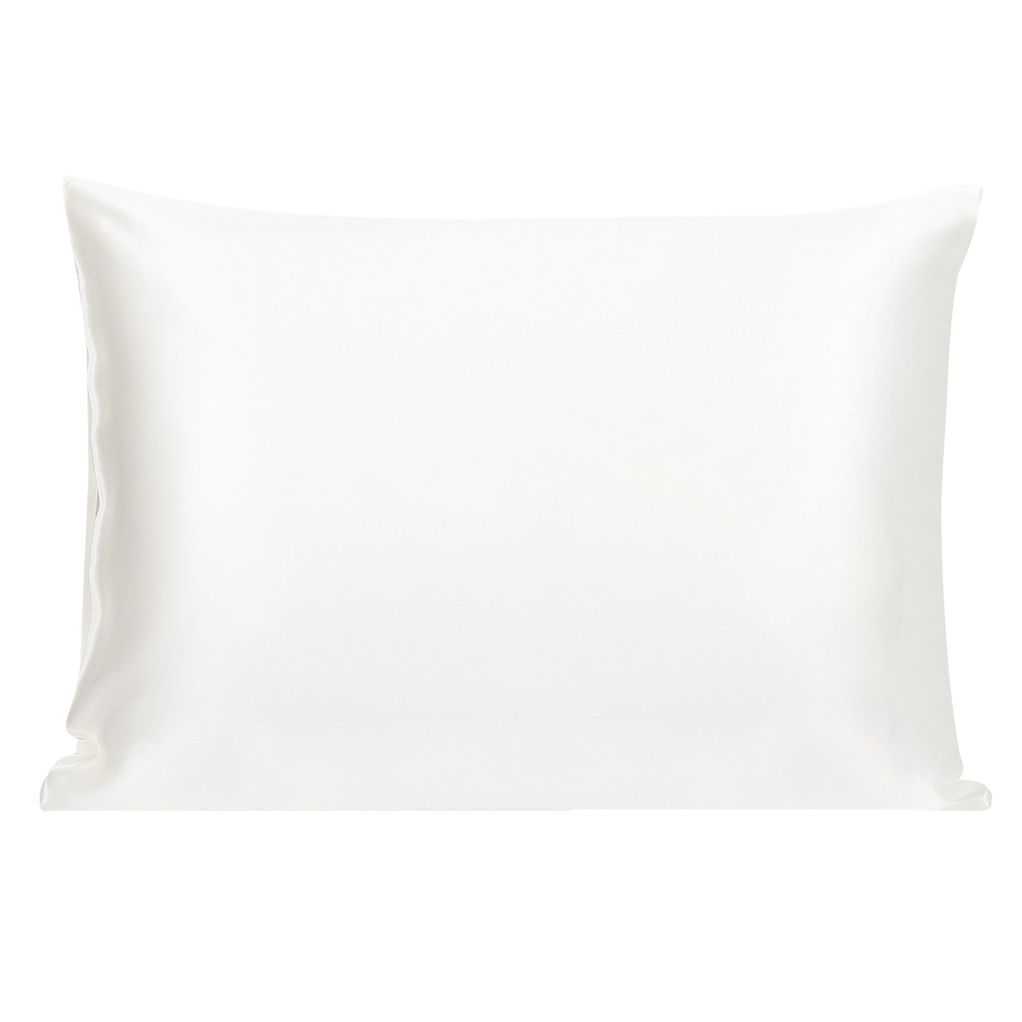 Unique Bargains 1 Piece 22 Momme 100% Silk Pillowcase White Standard