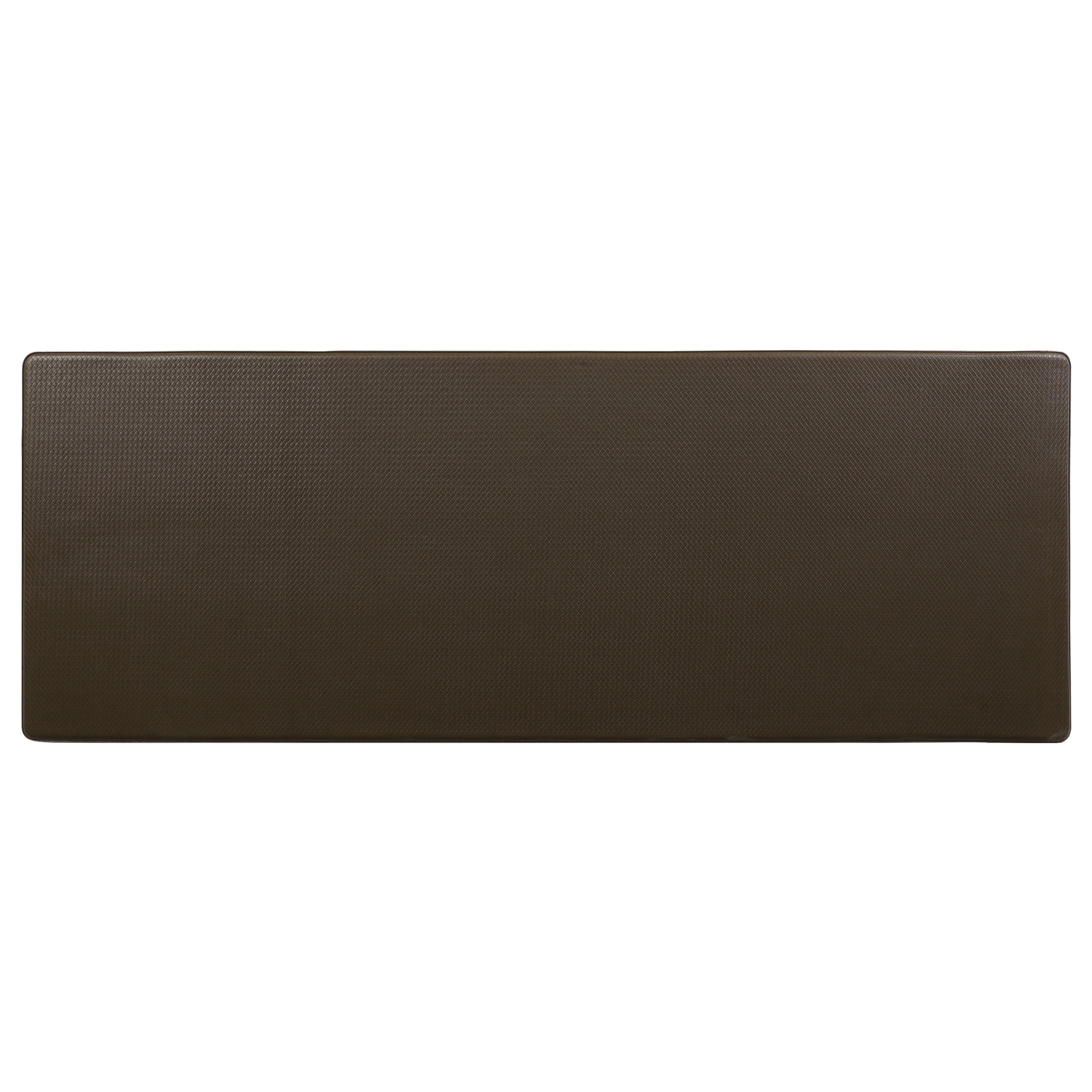 Unique Bargains 1 Piece Kitchen Runner Rug, Waterproof Comfort Solid Color Kitchen Mat Brown 18" x 47"