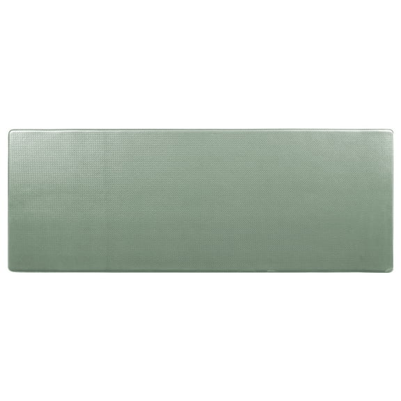Unique Bargains 1 Piece Kitchen Runner Rug, Waterproof Comfort Solid Color Kitchen Mat Green 18" x 47"