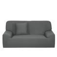 thumbnail image 1 of Unique Bargains 1-Piece Modern Solid Stretch XL Sofa Slipcover, Gray, 1 of 8