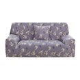 thumbnail image 1 of Unique Bargains 1-Piece Transitional Butterfly Flower  Sofa Couch Cover, Purple, 1 of 8