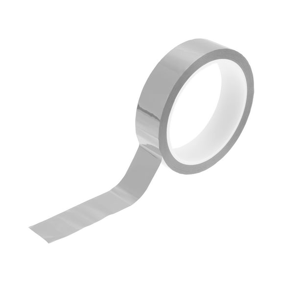 Unique Bargains 1 Roll Universal Air-Release Adhesive Pinstripe Tape Reflective Silver Tone 0.87"x164.04ft