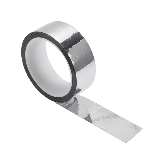 Unique Bargains 1 Roll Universal Air-Release Adhesive Pinstripe Tape Reflective Silver Tone 1.18"x164.04ft