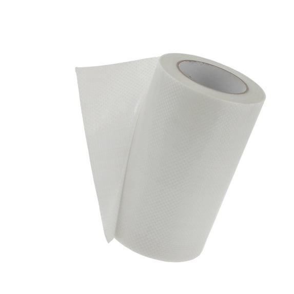 Unique Bargains 1 Roll Universal Underbelly Tape Waterproof 49.21ftx7.87" Flex Belly Tape Tear Repair Patch White