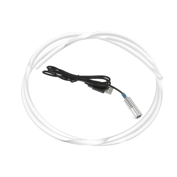 Unique Bargains 1 Set 1.5m 4.92ft 8mm 0.31" Car PMMA Side Glow Fiber Optic Cable with Blue LED Illuminator