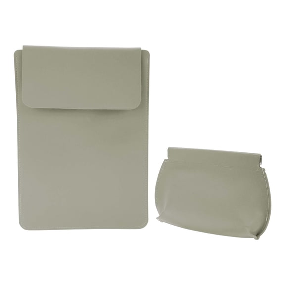 Unique Bargains 1 Set 10.9" Tablet and Laptop Sleeve with Accessories Pouch Gray