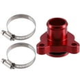 thumbnail image 1 of Unique Bargains 1 Set 11537541992 Car Engine Coolant Hose Fitting with Clamp for BMW 330i 330xi 2006 Aluminum Red, 1 of 6