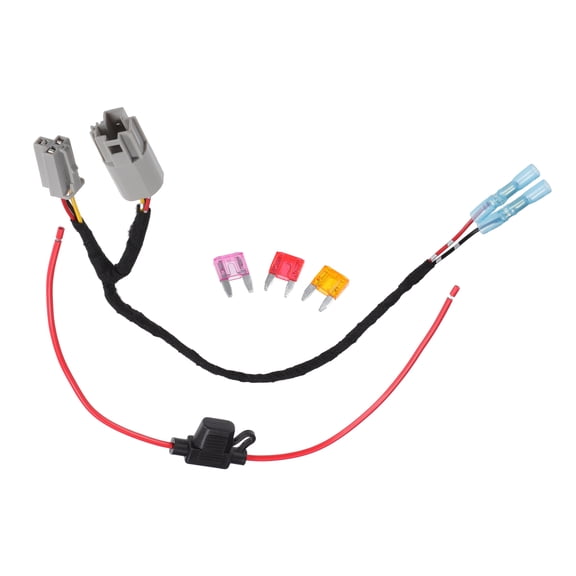 Unique Bargains 1 Set 12 Volt Power Adapter Wiring Harness Switch Connector Plug W/ Fuse for Chrysler for Dodge for Ram