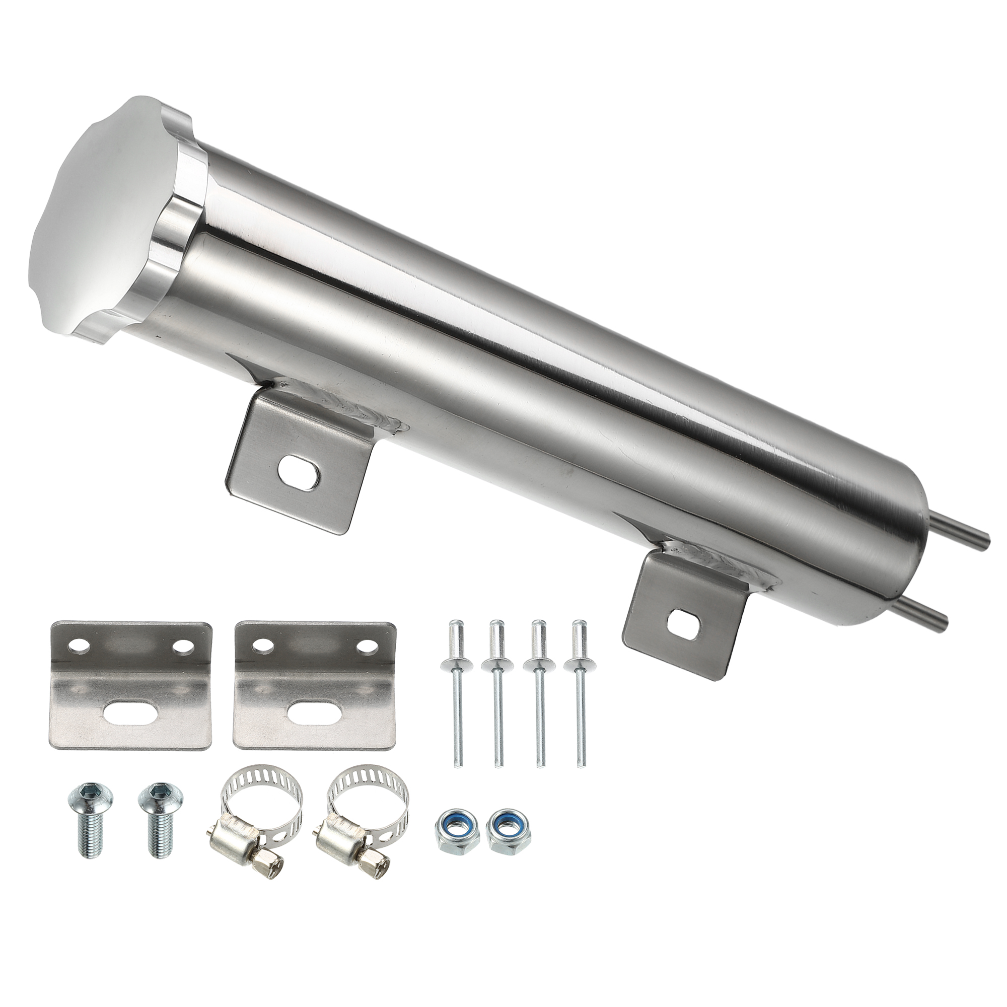 Unique Bargains 1 Set 2"x10" Coolant Overflow Catch Puke Tank 14 OZ