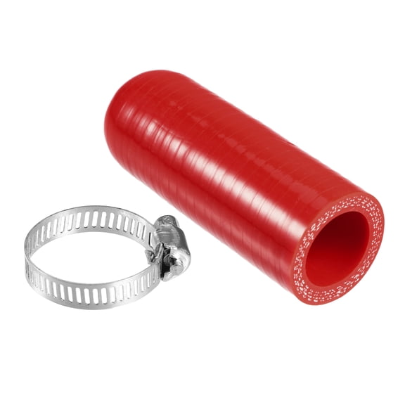 Unique Bargains 1 Set 22mm 0.87" ID Universal Silicone Coolant Cap Intake Vacuum Hose End Plug for Car Silicone Red