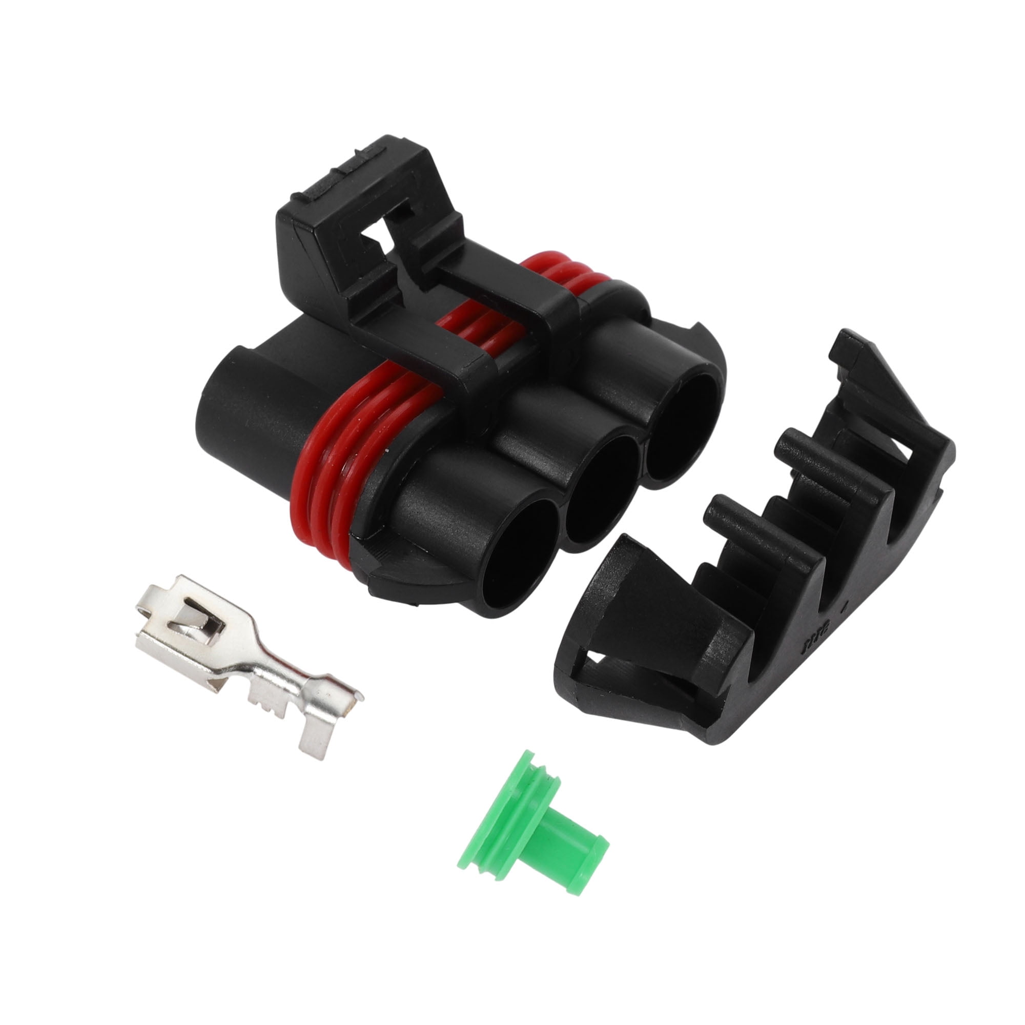 Unique Bargains 1 Set 3 Pins Blower Motor Connector Plug for Ford for ...