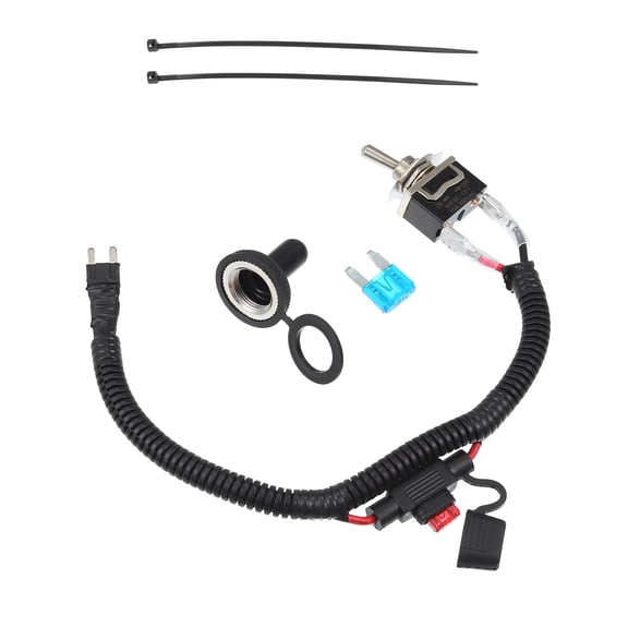 Unique Bargains 1 Set 37.5cm 14.76" Auto Switched Fuse Automotive Switched Fuse Switch for Mini Fuse with Wire
