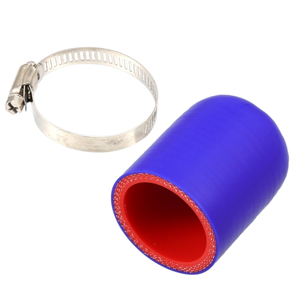 Unique Bargains 1 Set 38mm 1.50" ID Car Silicone Coolant Cap Intake Vacuum Hose End Plug Car Coolant Heater Blue