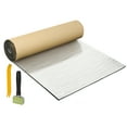 thumbnail image 1 of Unique Bargains 1 Set 394mil 10mm 21.53sqft Car Sound Deadening Mat with Roller Removal Tool for Hood 78.74"x39.37", 1 of 6