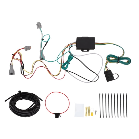 Unique Bargains 1 Set 4 Pin Trailer Wiring Harness 56459 Towing Hitch Wiring for Nissan Rogue 2021-2025 Connector Towing Harness Converter