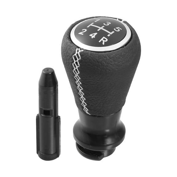 Unique Bargains 1 Set 5 Speed Car Gear Shift Knob Head for Peugeot 106 107 205 206 207 Black White