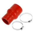 thumbnail image 1 of Unique Bargains 1 Set 51mm/2.01"-70mm/2.76" 127mm/5" Length Red Car Silicone Hose with Clamps Hump Hose Coolant Hose Universal, 1 of 7