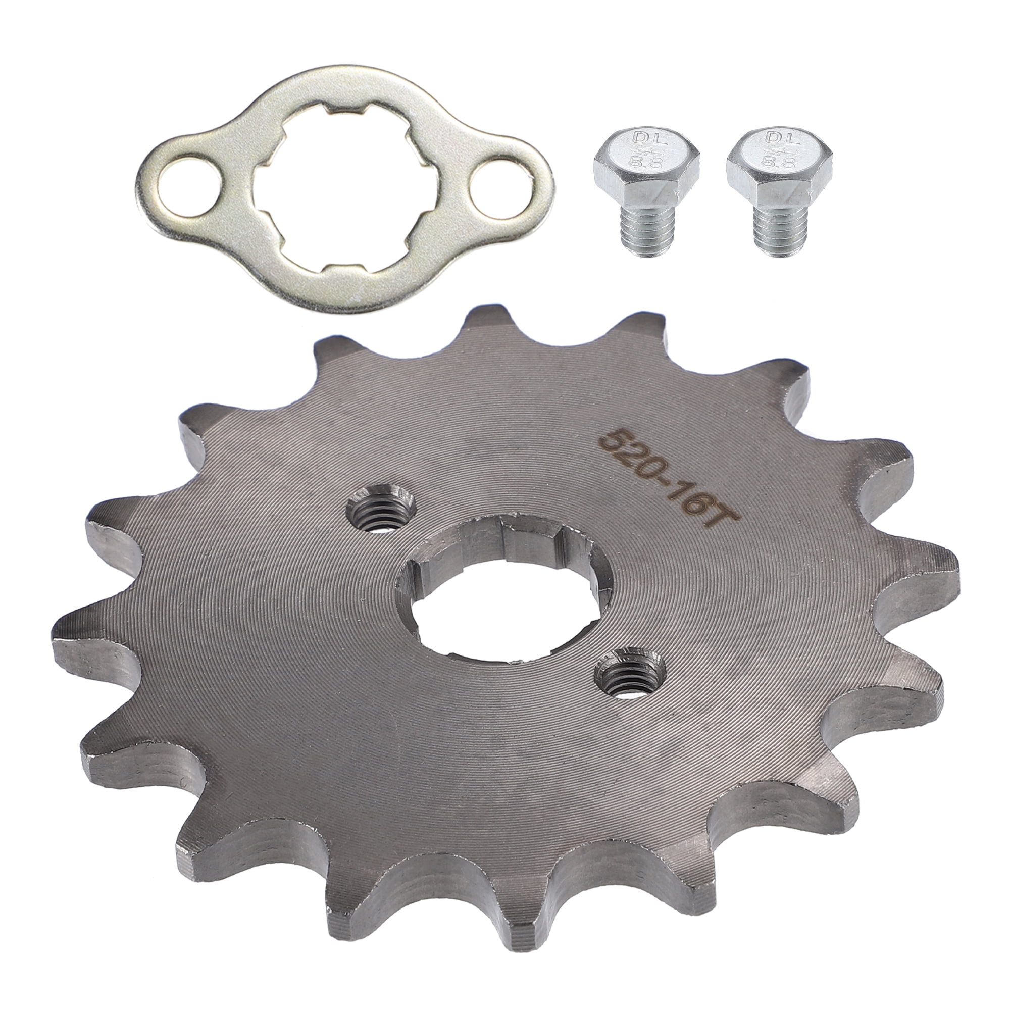 Unique Bargains 1 Set 520 Style 16 Teeth 20mm ID Sprocket for ATVs for Dirt Bikes